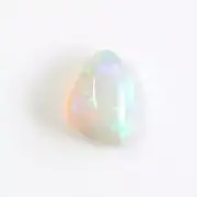 Lightning Ridge crystal opal 2.02ct 10 x 7mm natural solid stone Australia