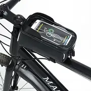 Sieeck Bike Phone Front Frame Bag Bicycle Bag Waterproof Bike Phone Mount Top Tube Bag Bike Phone Case Holder Accessories Cycling Pouch Compatible Phone Under 6.5”
