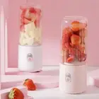 Portable Juice Mixer Smoothie Blender Shakes with 3 Blades 35W 500ml