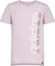 [adidas] Girls' Little Short Sleeve Vented Novelty Tee