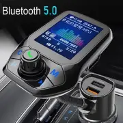2025 Car MP3 Music Player Bluetooth 5.0 receiver FM transmitter Dual USB Charger