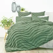 Cloud Linen Wave Cotton Chenille Sage Vintage Washed European Pillowcase