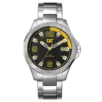 在飛比找蝦皮商城優惠-【CAT Watch】BOSTON時尚日期鋼帶腕錶-質感銀/