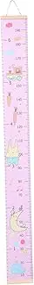 SWOOMEY 1Pc Growth Chart Height Measuring Ruler Canvas Wall Height Ruler with Creative Animal Design Easy to Install and Remove Home Decoration