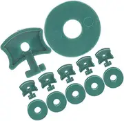 GANAZONO Greenhouse Plant Clips Washers 50 Sets Insulation Shading Clips Greenhouse Fixing Clamps for Large Area House Arrangement