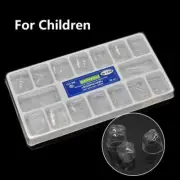 64Pcs Dental Temporary Teeth Resin Preformed Crowns Pre-corona Transparent Child