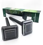 LEDON Snake Repeller 2pcs Ultrasonic Pest Repeller Deterrent for Moles, Gophers, Snakes, Mice - Safe, Humane, Solar Powered Outdoor Rodent Repellent for Garden, Lawn, Yard