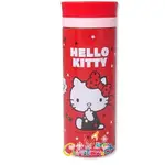 HELLO KITTY 不銹鋼保溫杯《紅.星星.側坐咬手指.350ML》保冷保溫兩用