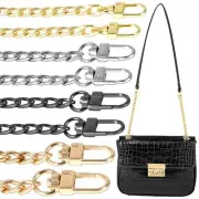 8 Pcs Purse Chain Strap Extender Flat Handbag Replacement Strap for Purse