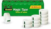 Scotch Magic Tape Versatile 19mm x 25.4m 810K10 (Pack of 10)