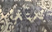 Brunschwig & Fils Ikat Print Fabric- Les Nomades Print / Blue 3.75 yd 8017136.5