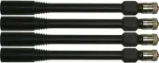 Haltec HE-351 3.82" Black Polymer Plastic Valve Extension Pack of 4