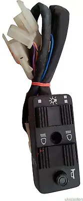 VESPA HORN DIPPER LIGHT SWITCH WITH WIRES LML