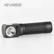 Convoy H2 LH351D LED Flashlight+Headlight 18650 Headlamp Lanterna High Powerful Torch Fishing Head Light Type-c Port