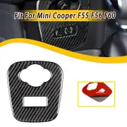 Carbon Fiber Interior Cigarette Lighter Cover Trim For Mini Cooper F55 F56 F60 (for: Mini)