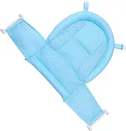 Kisangel 4pcs Bath Seat Net with Hooks Durable and Breathable Bath Mat for Suspended Design for Comfortable Bathing Experience for Boys and Blue