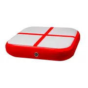 Powertrain 1m Air Inflatable Tumbling Mat Block (Red)