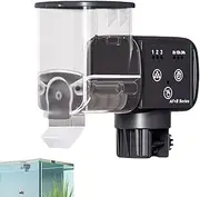 Aquarium Fish Feeder, Fish Tank Dispenser Feeder, Automatic Rechargeable Precise Smart Waterproof Dispenser for Vacation Pond Turtle Feeding Vegetable