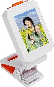 Sxhlseller Phone Vlog Selfie Monitor Screen, 2 Inch Back Camera Selfie Monitor with Clamp, Real Time Sharing Handheld Mobile Uselfie Screen for Vlog Live Stream TikTo