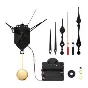 Pendulum Clock Movement Mechanism Kits Replace Repair W/ Hands & Pendulum
