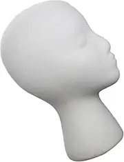 VICASKY Wig Display Stand Lightweight Mannequin Head for Organizing Wigs and Hats Portable Support for Home Salon Display Use Durable and Versatile Design