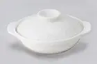 ! Ginpo Kan-iri 10 Go Nabe, Earthenware Pot, White, Japanese Style, From Japan