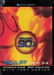 POWER 90 - Sculpt Circuit 3-4 Advance Phase TONY HORTON DVD NEW/SEALED #B16