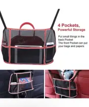 Safego Car Net Pocket Handbag Cargo Tissue Holder