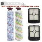 For Bissell Crosswave 1713 2203 2223H 2225F 2588F Vacuum Brush Roller Filter Set