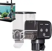 Fish Feeder,Fish Tank Dispenser Feeder | Rechargeable Precise Automatic Waterproof Smart Dispenser for Pond Vegetable Feeding Vacation Turtle