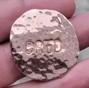 Silverloaf CRūD Golf Ball Marker Copper Hand Hammered