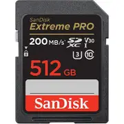 SanDisk EXTREME SDXC SDXVV 512GB V30 U3 C10 UHS- - SDSDXVV-512G-GNCIN