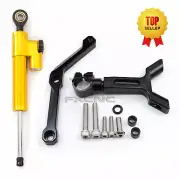 For STREET TRIPLE 765 S/R 17-22 Steering Stabilizer Damper Bracket Kit Gold&BLK