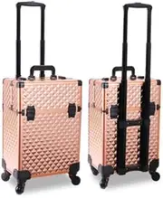 [PUGEE] Lightweight Carry on Suitcase Cosmetic box professional makeup luggage artist pull rod large-capacity multi-layer nail art suitcase tattoo embroidery toolbox Hard Shell Suitcase,Hard Case for Travel
