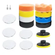 Drill Buffing Pad Polishing Buffing Wheel with Drill Adapter Sponge And liberal