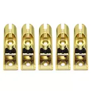 5 String Electric Bass Individual Tailpiece Single String Bass Bridge Gold-5Pcs
