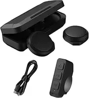 Motorcycle Riding Wireless Headset-LED Display Noise Cancelling Headphones | Portable Headset with Charging Case Ideal for Outdoor Adventure Riding, Traveling, Communication