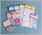 CARD MAKING SET kit Stickers Rub on Makes 4 cards NEW a
