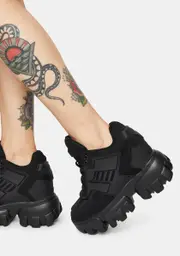[Anthony Wang] Blackout Psycho Candy Platform Sneakers