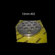 Mincer plate #22 Size 12mm Diekensen