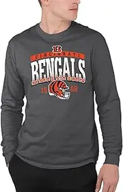 Junk Food x NFL - Mighty - Officially Licensed Adult Long Sleeve T-Shirt Heather Charcoal