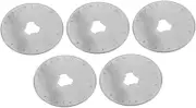 TEMPNAP Sewing Craft Knife Blades 5 Pcs Fabric Paper Leather Patchwork Quilting Replacement Blades 45mm Hobby Knife Cutters