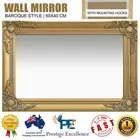 Wall Mirror Baroque Style Bathroom Dressing Room Antique Look Mirror 60x40cm NEW