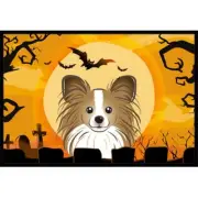 Carolines Treasures BB1806JMAT Halloween Papillon Indoor & Outdoor Mat- 24 x ...