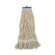Boardwalk 824C 24 oz Lie-Flat Cotton Fiber Mop Head - White (12/Ct) New