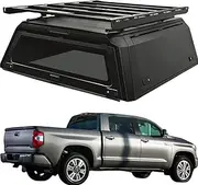 ATATNK Pickup Hardtop Canopy Topper Truck Bed Tonneau Cover Waterproof Camper Shell Truck Rack On Top Truck Cap Compatible for Tundra 6.5ft 2007-2021