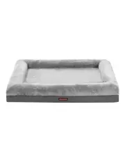 [Paws and Claws] Winston Walled Pet Bed 103x76cm Grey