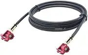 1Pcs 4-Pin D-Female to D-Female Jack 90 Degree Connector Cable 4-Pole for 535 LVDS Harnesses(0.5M)