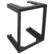 Wavenet WMR-15U-SW 15U 18'' Depth Open Frame Wall Racks Black