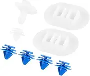 LOORGVEL 10pcs Car Door Panel Clips Durable Fasteners for SUV Truck Rv Side Skirts Trim Panels Reliable Replacement Clips for Automotive Needs